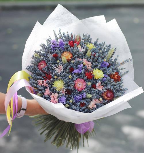 Эксклюзивная композиция из сухоцветов