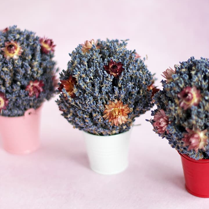 Большой заказ корпоративных букетов из сухоцветов