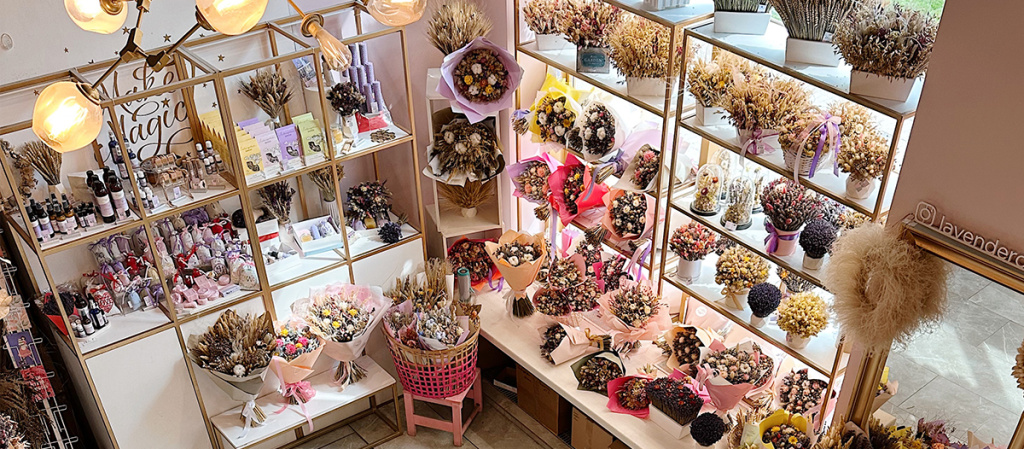 Купить лаванду и сухоцветы в магазине Лавандовый замок в Москве