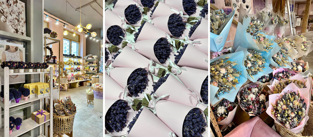 Более 2000 букетов и композиций из лаванды всегда в наличии в нашем московском офисе.